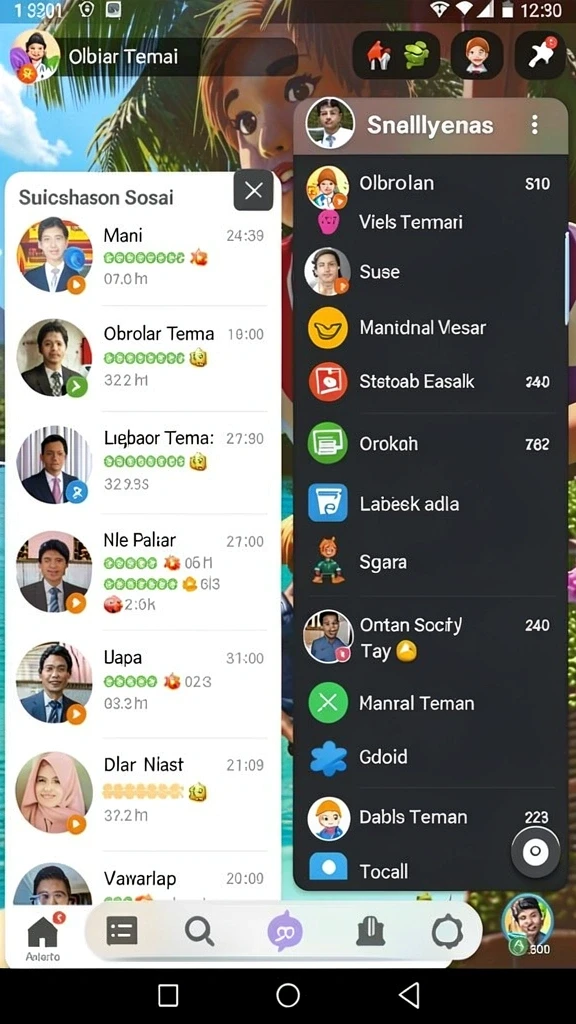 hw777 - Menu permainan yang mudah dinavigasi.