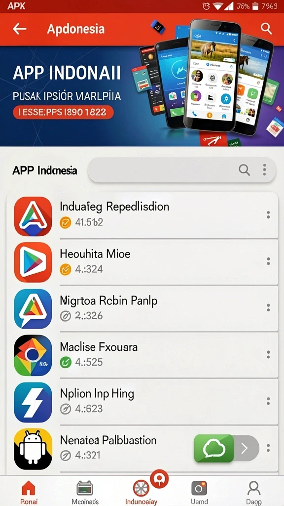 idnseru - Tangkapan layar menampilkan antarmuka pengguna yang menarik.