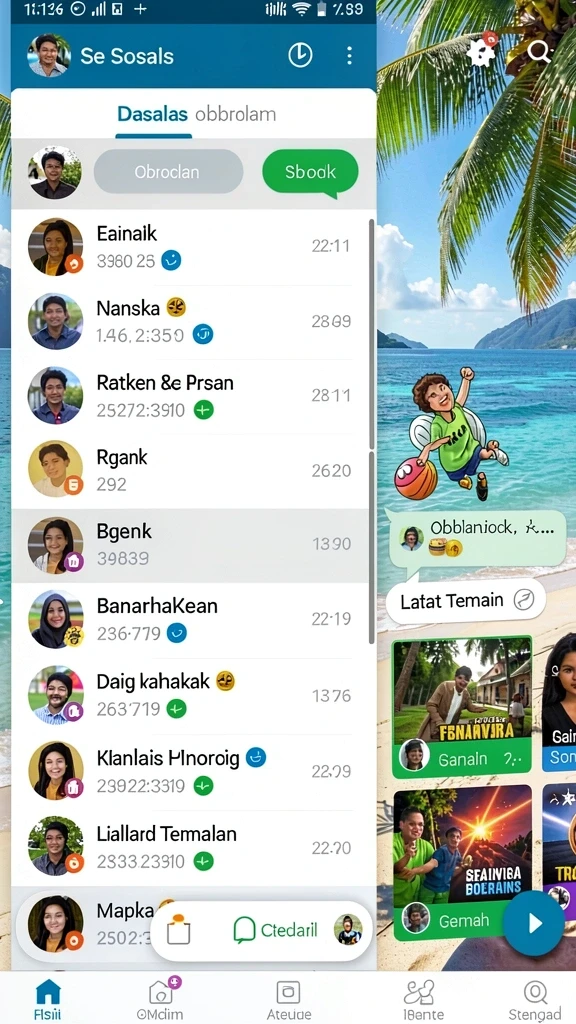 muara777 - Tampilan antarmuka aplikasi yang menarik dan modern.