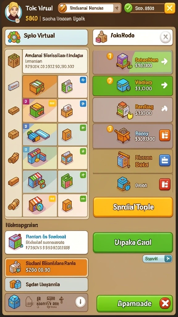 okgames - Tampilan antarmuka yang menarik dan mudah dinavigasi.